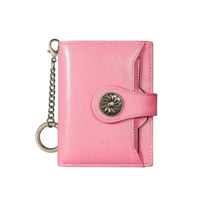 Compact Women's Travelambo Wallet with Rfid Icy Pink