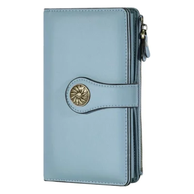 Luxury Travelambo Womens Organizer with RFID Blocking ReNapa Blue Classic